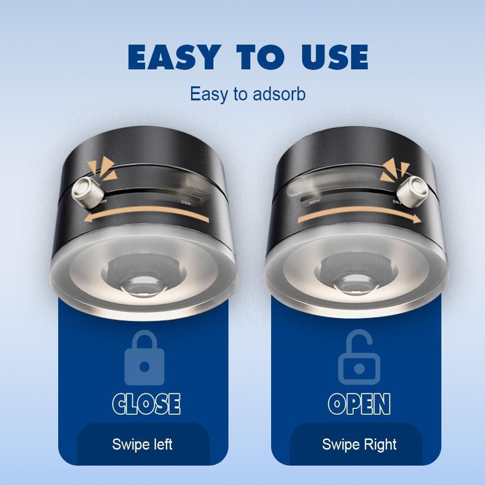 Vacuum Magnetic Suction Phone Holder – Secure, 360° Hands-Free Mount for Car, Home & Office