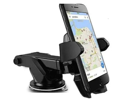 Revolex Zoom Star Pros – Car Dashboard Mobile Phone Holder (Black, 360° Adjustable)